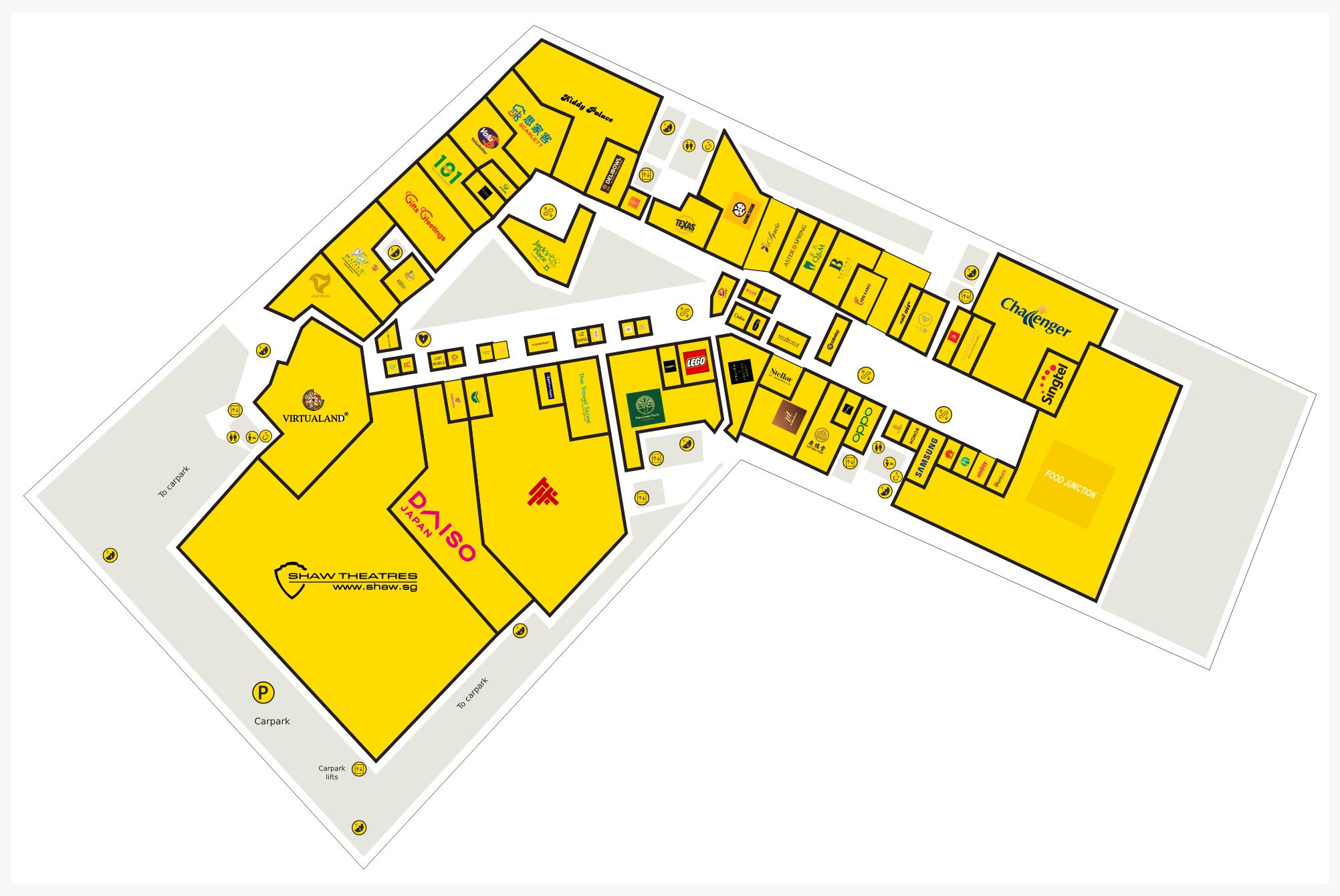 NEX directory map floor plan